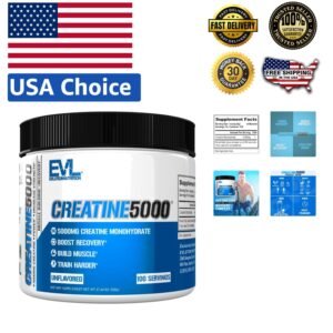 100 Servings of Creatine Monohydrate: Supports Performance & Lean Muscle Growth