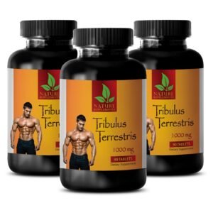 Tribulus 1000mg - Testosterone Booster - Muscle Gainer - 3 Bottles 270 Tablets