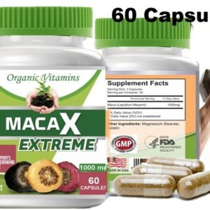 Maca Root Powder capsul Men Women Organic Raw Health Balance Weight Gain