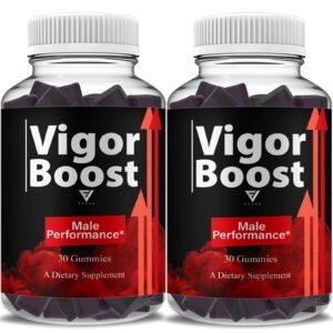 (2 Pack) Vigor Boost Performance Gummies, VigorBoost Premium Gummy (60 Gummies)