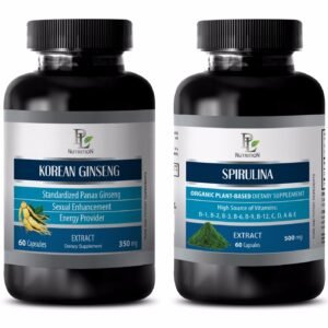 Weight loss supplements for men - KOREAN GINSENG – SPIRULINA COMBO - red maca