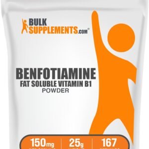BulkSupplements Benfotiamine Powder - 150mg per Serving