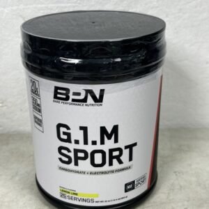 BPN G.1.M-  Sport Performance Nutrition - 25 Servings -  Lemon Lime- New Sealed