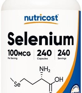 NOW Supplements, Selenium (L-Selenomethionine) 100 Mcg, Essential Mineral*, 100