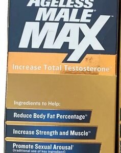 New Vitality Ageless Male Max T Booster 60 Caplets Exp 06/2027+ Ships Free!