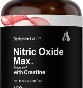 Nitric Oxide Supplement with Creatine | 100 Capsules | L Citrulline, L Arginine,