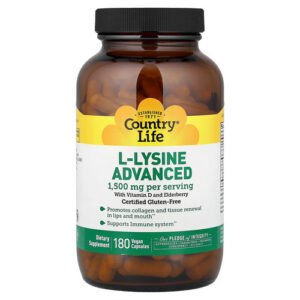 L-Lysine, Advanced, 180 Vegan Capsules