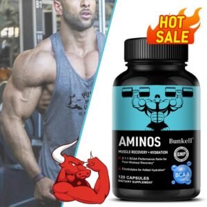 5000 Mg BCAABranched Chain Amino Acid Protein Muscle Growth and Repair Capsules