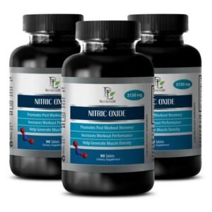 arginine alpha-ketoglutarate - NITRIC OXIDE 3150mg  - amino acids 3 Bottles