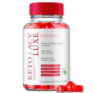 Keto Luxe ACV Advanced Weight Loss Gummies to Burn Fat for Energy 60ct