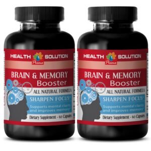 Energy - BRAIN & MEMORY BOOSTER - brain booster elite - 2 Bottles (120 Capsules)