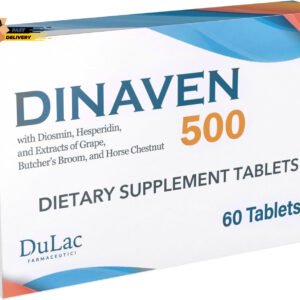 Dulàc - Dinaven 500, Diosmin Hesperidin 500Mg Dietary Supplement 60 Tablets, En