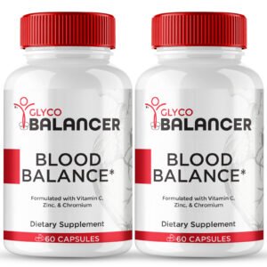 Glyco Balancer Capsules, Official GlycoBalancer Supplement Pills (2 Pack)