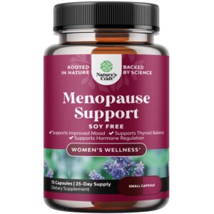 Complete Herbal Menopause Supplement for Women - Soy Free Hormone Balance 75ct