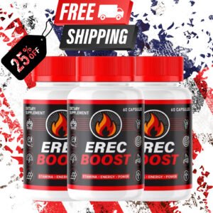 (3 Pack) Erec Boost Pills, Maximize Energy, Vitality & Stamina 180 Capsules