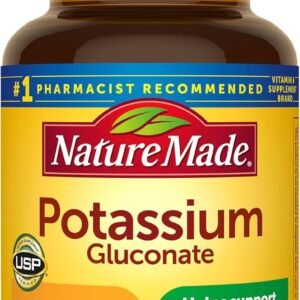 Nature Made Potassium Gluconate 550mg Dietary Supplement Heart Health Supplement