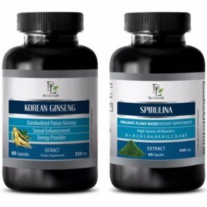 Weight loss supplements for men - KOREAN GINSENG – SPIRULINA COMBO - red maca