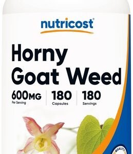 Nutricost Horny Goat Weed Extract (Epimedium) 180 Capsules -Gluten Free, Non-GMO