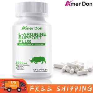 Nitric Oxide & Circulation Booster | L-Arginine, L-Citrulline | Extra Strength