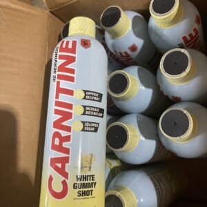 L-CARNITINE Fat Loss-Metabolism Activator - White gummy Shot 32 Servings 12 PACK