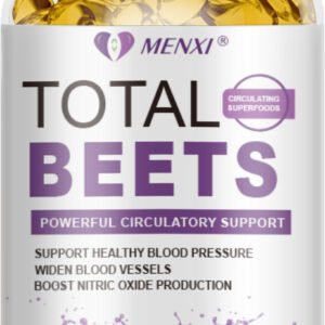 Total Beets Circulation Superfood Beet Root with Blood Pressure Support 120ct