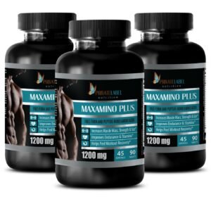 amino acids pills - MAXAMINO PLUS 1300mg - post workout pills -3 Bot 270 Tablets