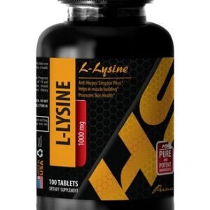 amino acid capsules - L-LYSINE 1000mg - l-lysine for cats - 1 Bottle