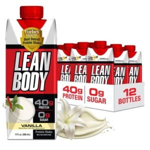 Labrada Lean Body Protein Shake 40G Protein Ready To Drink 17 Fl Oz Pack Of 12