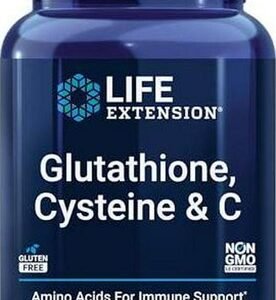 Life Extension Glutathione, Cysteine and C, 500 mg of Vitamin C, Powerful to 100