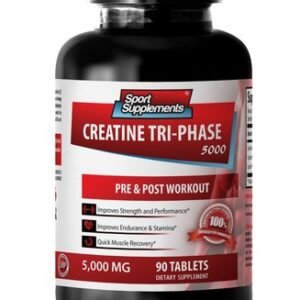 Muscle Supplements - Creatine Tri-Phase 5000mg - Help Increase Endurance 1B