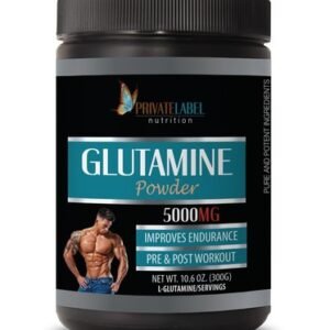 muscle gainer - GLUTAMINE POWDER 5000mg - bcaa glutamine - 1 Can