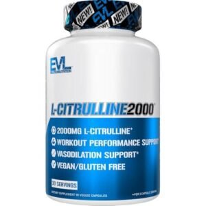 Evlution L-Citrulline2000 Nitric Oxide Supplement for Men Nutrition High L for -