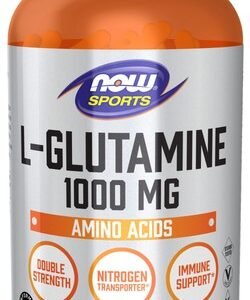 NOW Sports Nutrition, L-Glutamine, Double Strength 1,000 mg, Amino Acid