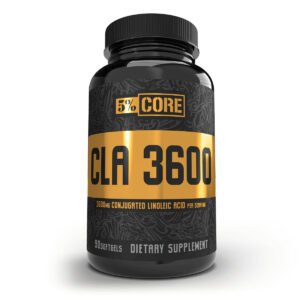 5% Nutrition - CLA 3600 - Conjugated Linoleic Acid Fat Supplement - 90 Softgels