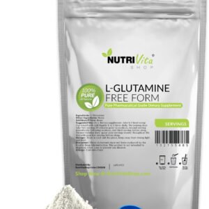 1.1lb (500g) NEW 100% L-GLUTAMINE FREE FORM AMINO PHARMACEUTICAL GLUTAMINE