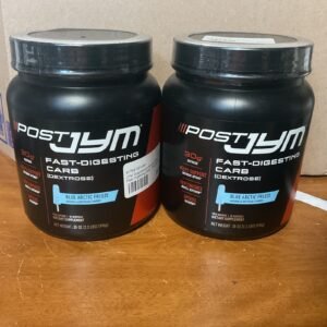 Pair Of Post JYM Carb Fast Digesting Post Workout Recovery Powders