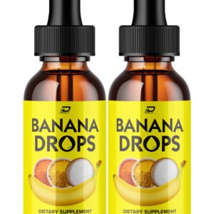 Banana Drops for Weight Loss Liquid Supplement, Banana Drops Official (2 Pack)