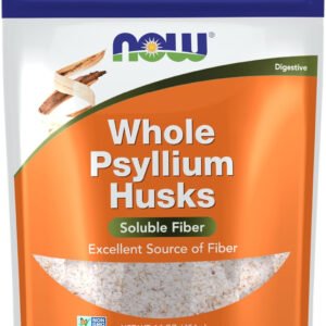 NOW Foods Supplements, Whole Psyllium Husks, Non-Gmo Project Verified, Soluble F