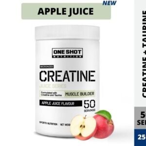 One Shot Nutrition–Creatine Monohydrate + Taurine (250g | 50 Servings) FREE SHIP