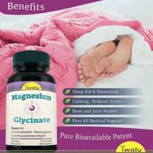 Bloating Relief And Weight Loss Best Pure Magnesium Gut Health For Women 60ct
