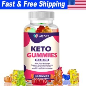 Keto Diet BHB Gummies 60pcs Weight Loss Control Candy Best For Fat Burner Gummy