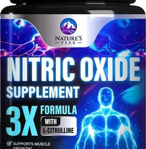Nitric Oxide Supplement 3000mg L Arginine 3X Strength - Citrulline Malate & AKG