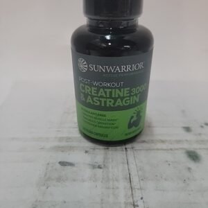Sunwarrior Post-Workout Creatine 3000 & Astragin 120 Vegan Capsules 02/2027