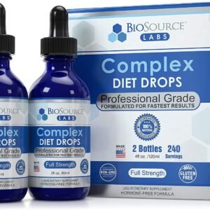 Complex Diet Drops – Natural Weight Management Drops Unisex 2 oz - Pack of 2
