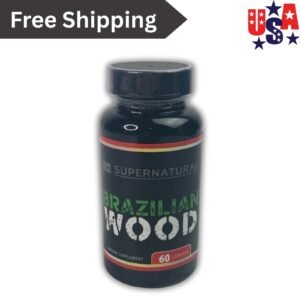 Brazilian Wood Mens Health Dietary  Supplement 60 Capsules Free Shipping USA