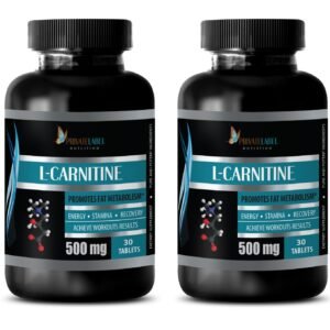 amino acids pills - L-CARNITINE 510mg - muscle enhancer - 2 Bottles
