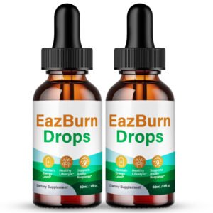 (2 Pack) EazBurn Liquid Drops, EazBurn Weight Loss for Fat Burning & Energy