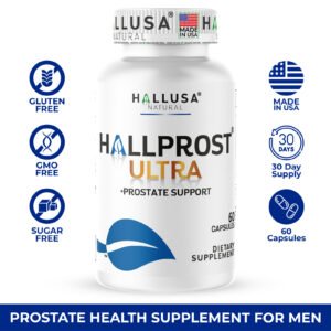 Hallprost Ultra Prostate supplement - Prostatitis and inflamed prostate - 60 Ct