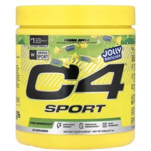 C4 Sport Pre-Workout Jolly Rancher Green Apple Rare 8.7 oz 248 g 3/27 HTF