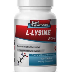 BCAA Amino Acids - L-Lysine 500mg -Boost Exercise & Workout Energy Tablets 1B